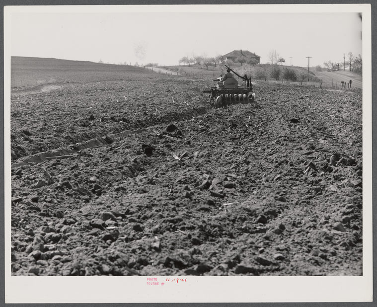 One of the few tractors in Heard County, Georgia.