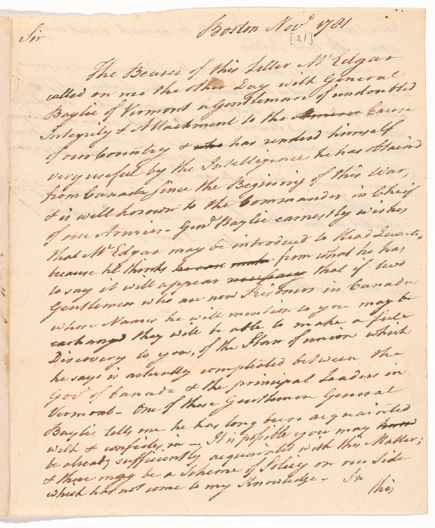 Letter to William Heath