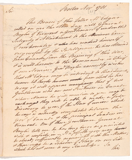 Letter to William Heath