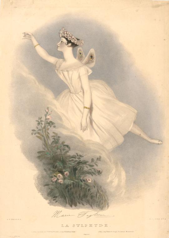 La sylphide; souvenir d'adieu de Marie Taglioni