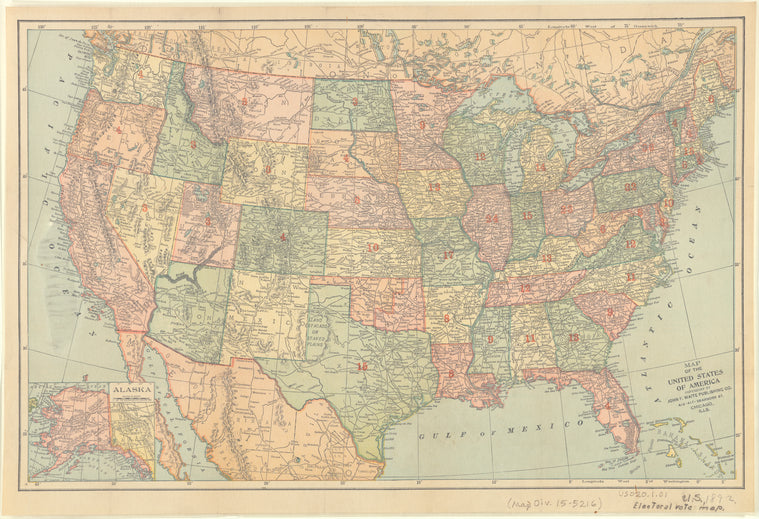 Map of the United States of America