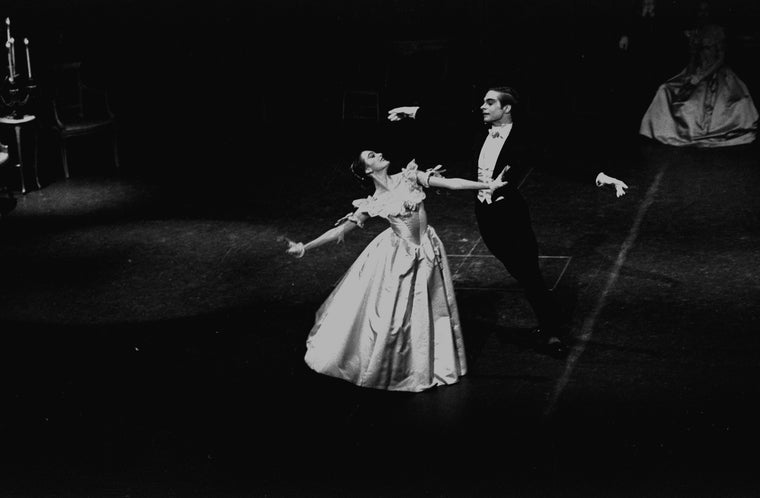 New York City Ballet production of "Liebeslieder Walzer" with Patricia McBride and Jonathan Watts, choreography by George Balanchine (New York)