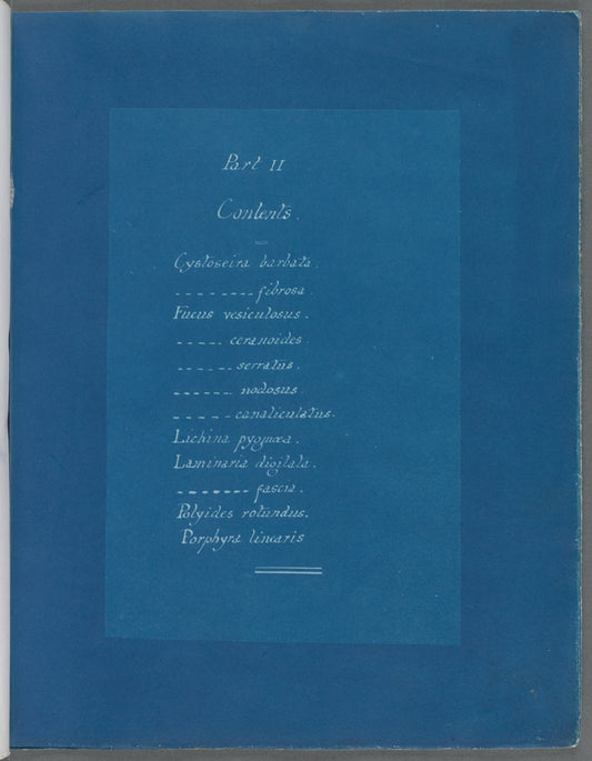 Contents list
