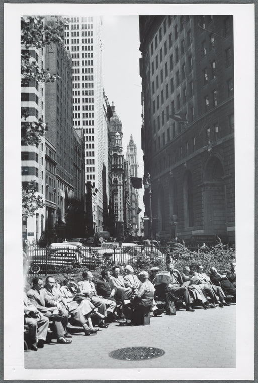 Bowling Green Park in lower Manhattan