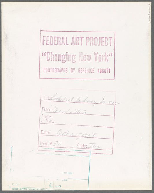 Cathedral Parkway No. 542