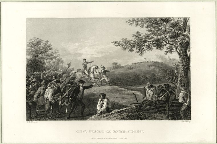 Gen. Stark at Bennington.