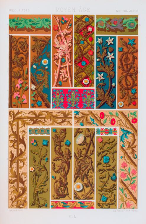 Moyen âge : XVe siècle (deuxième partie) : enluminures de manuscrits.