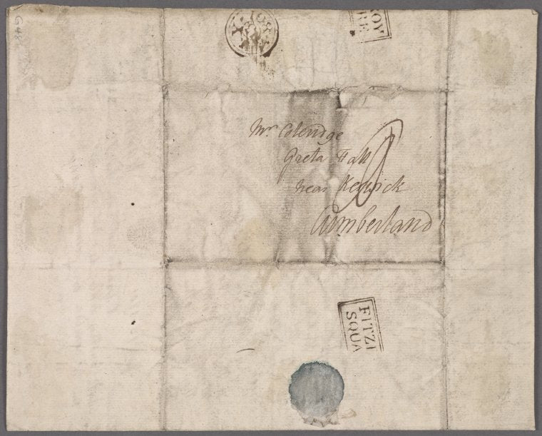 Autograph letter signed to S.T. Coleridge, 13 July 1801