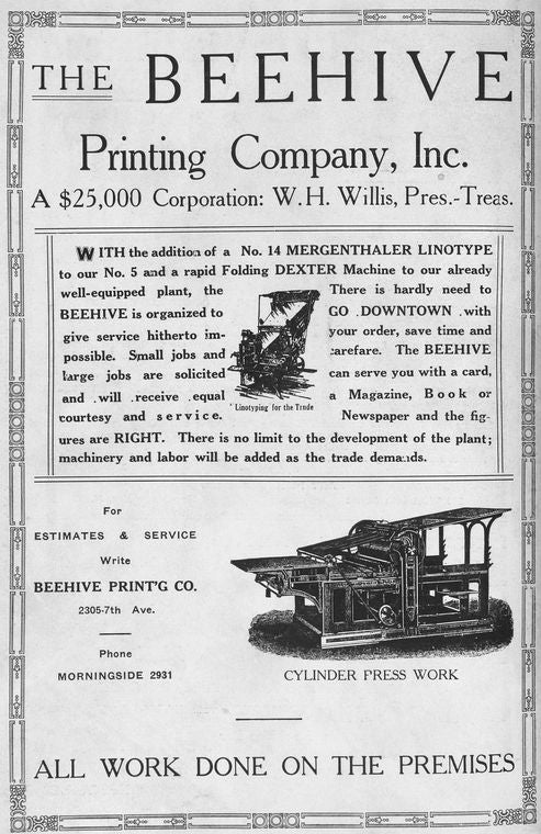 The Beehive Printing Company, Inc.