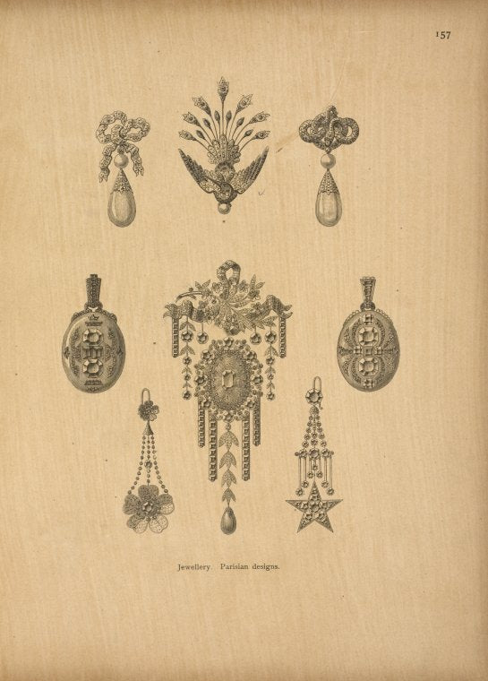 Jewellry. Parisian designs.