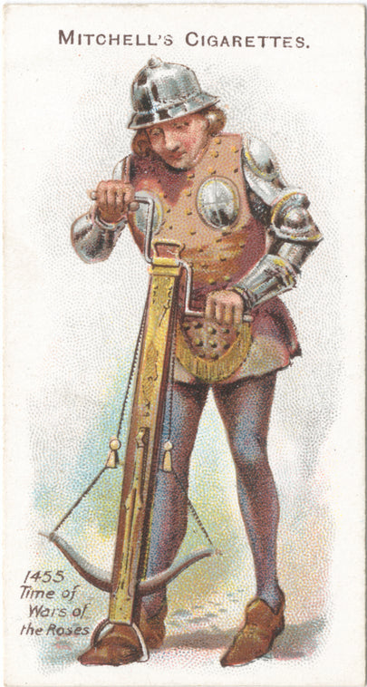 Arms and Armour. A crossbowman. 1455. Time of Wars of the Roses.