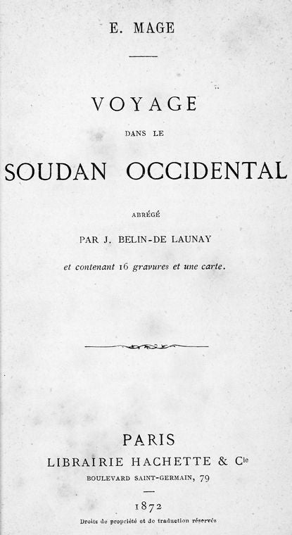 Voyage dans le Soudan occidental