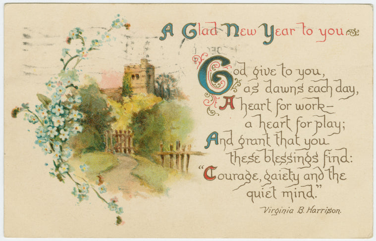 A glad New Year to you.