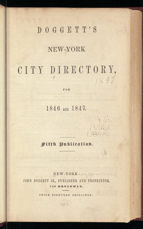 New York City directory