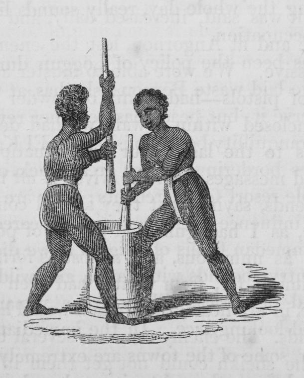 Two women hammering