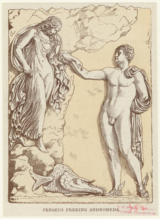 Perseus freeing Andromeda