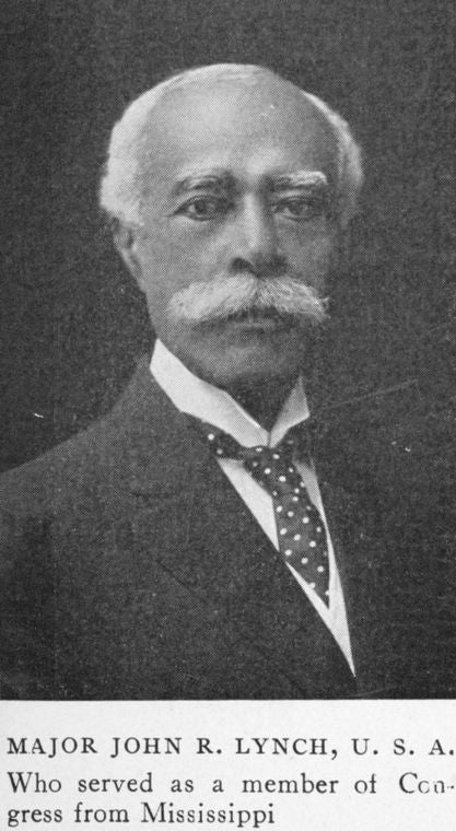 Major John R. Lynch, U.S.A. who served as a member of Congress from Mississippi.