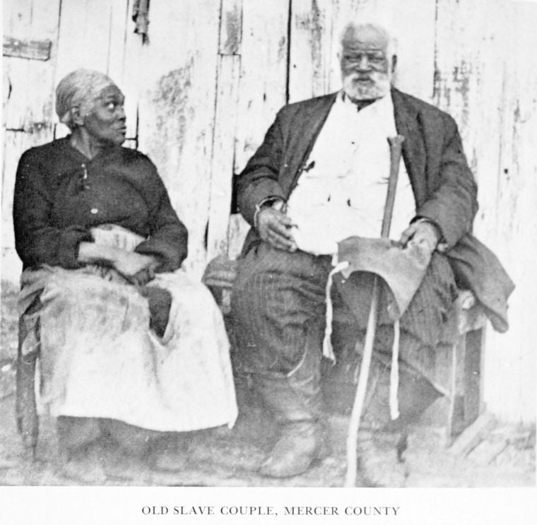 Old slave couple , Mercer county.