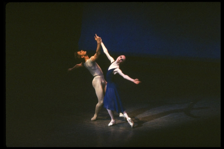 New York City Ballet production of "Opus 19/ The Dreamer" with Patricia McBride and Mikhail Baryshnikov, choreography by Jerome Robbins (New York)
