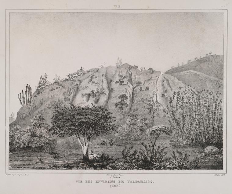 Vie des environs de Valparaiso.