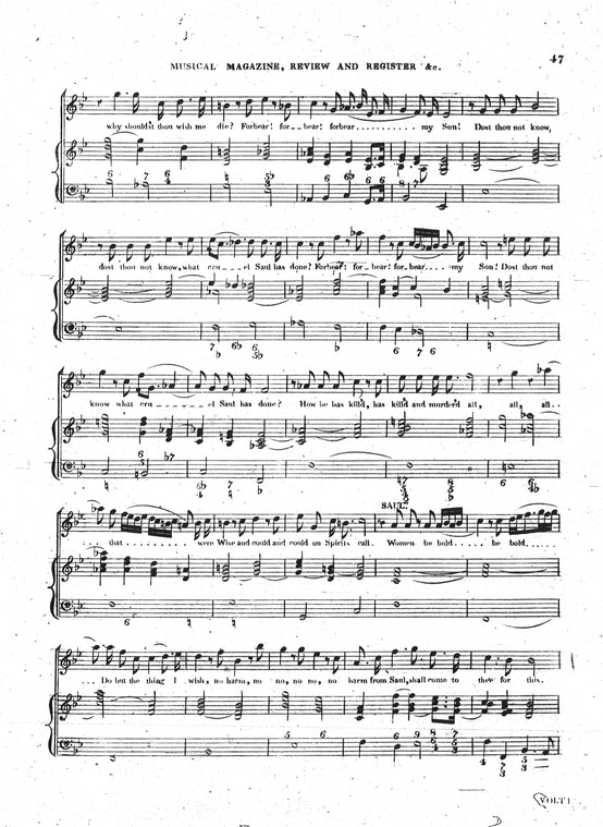 Musical magazine, review and register