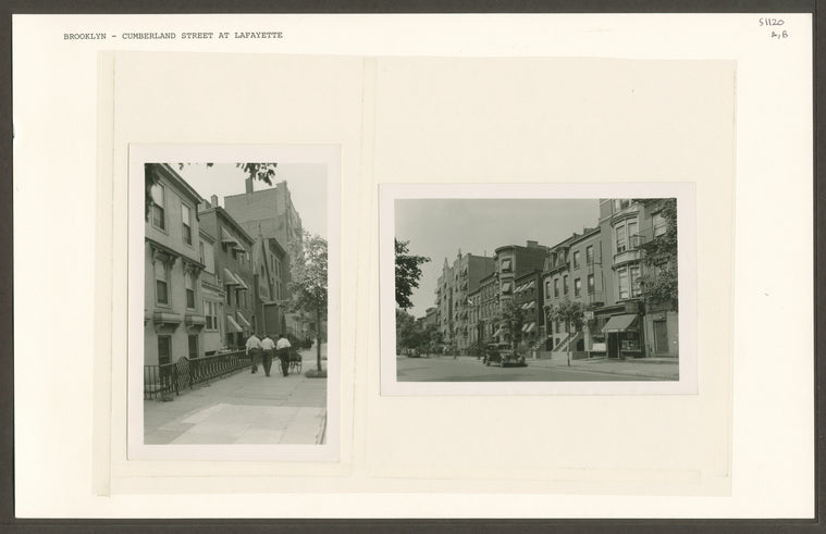 Cumberland Street - Lafayette Street, west side looking north