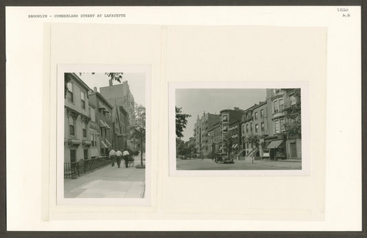 Cumberland Street - Lafayette Street, west side looking north