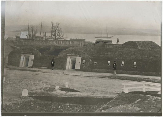 Interior of Fort Fisher.