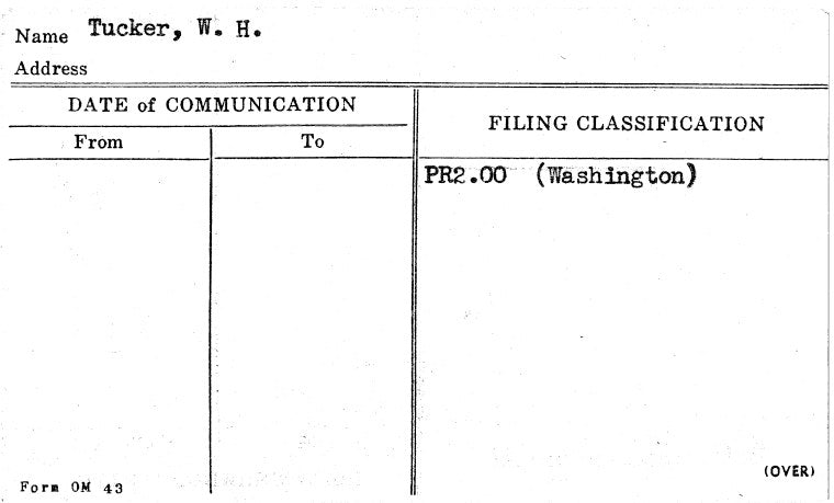 Tucker, W.H.