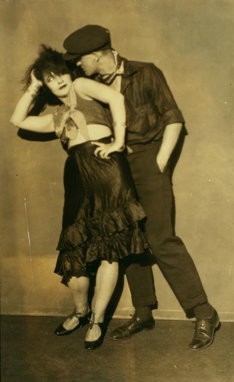 Lora Shadinskaya and W. Kuderoff, Apache dancers