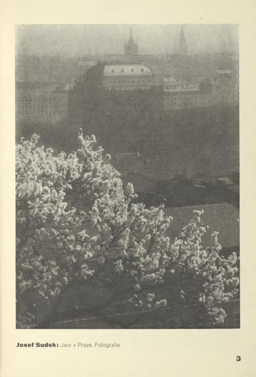 Josef Sudek: Jaro v Praze. Fotografie.