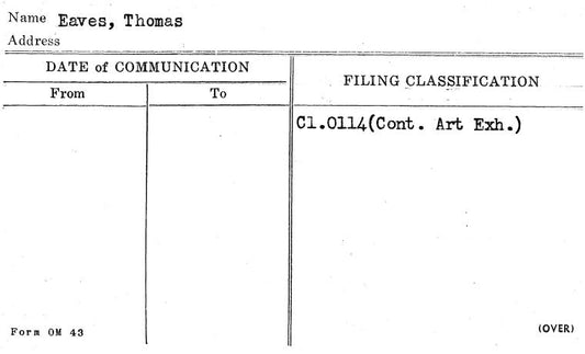 Eaves, Thomas