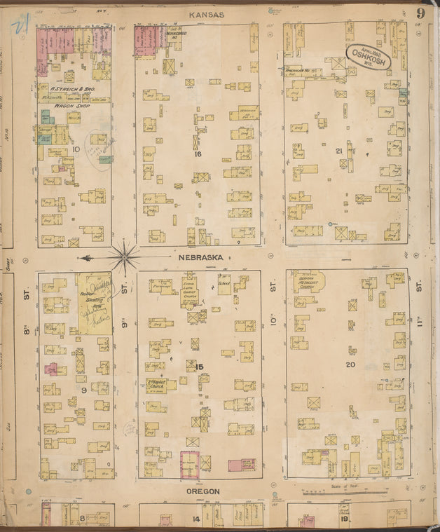 Oshkosh, Wisconsin ... : corrected November, 1885 ...