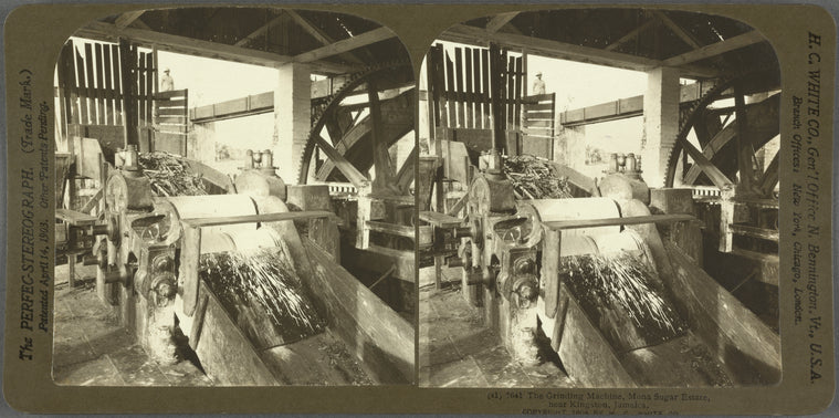 The Grinding machine, Mon Sugar Estate, near Kingston, Jamaica