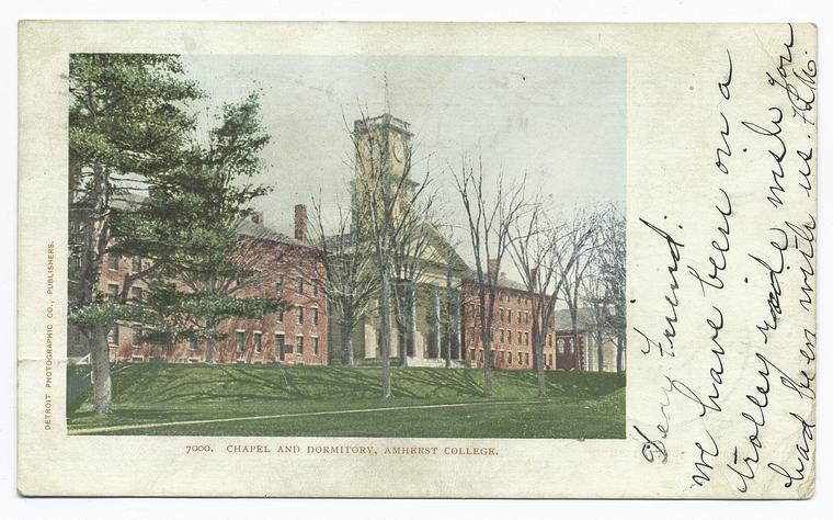 Chapel and Dormitory, Amherst, Mass.