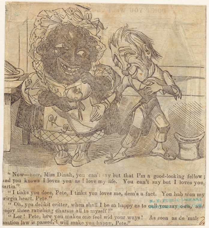 African American woman and caucasian man talking, United States