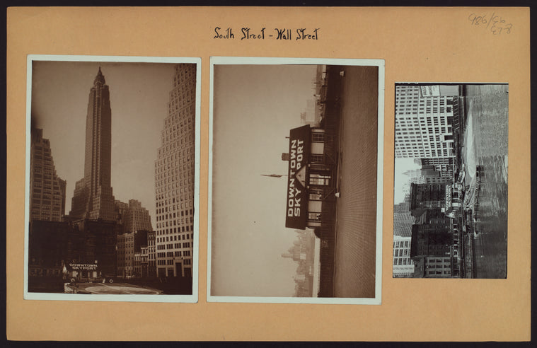 Manhattan: South Street - Wall Street