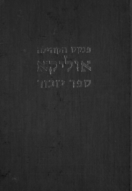 Olyka: sefer yizkor