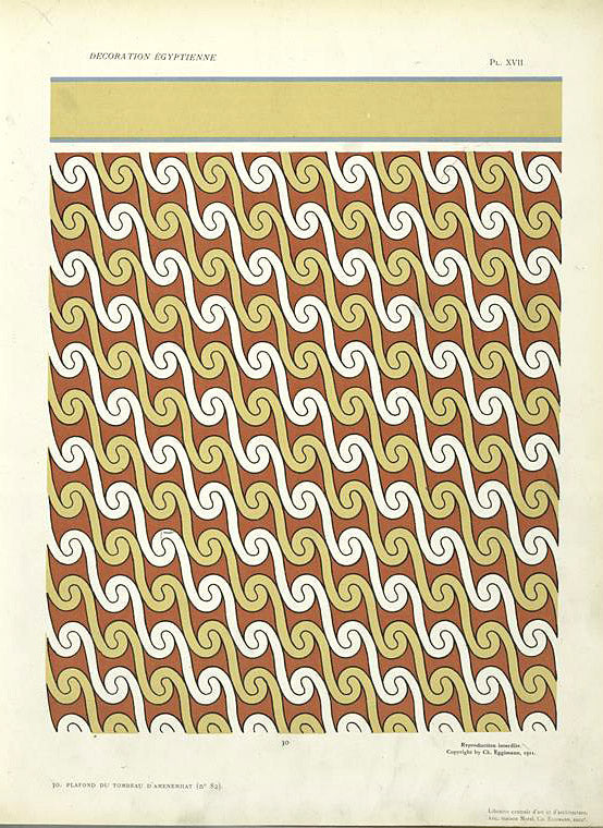 30. Plafond du Tombeau D'amenemhat (n° 82)