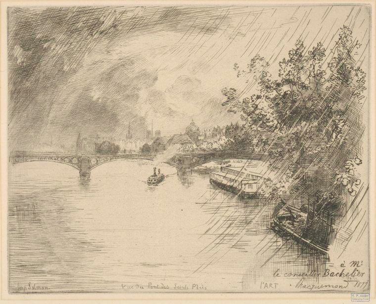 Vue du Pont des Saints Pères.