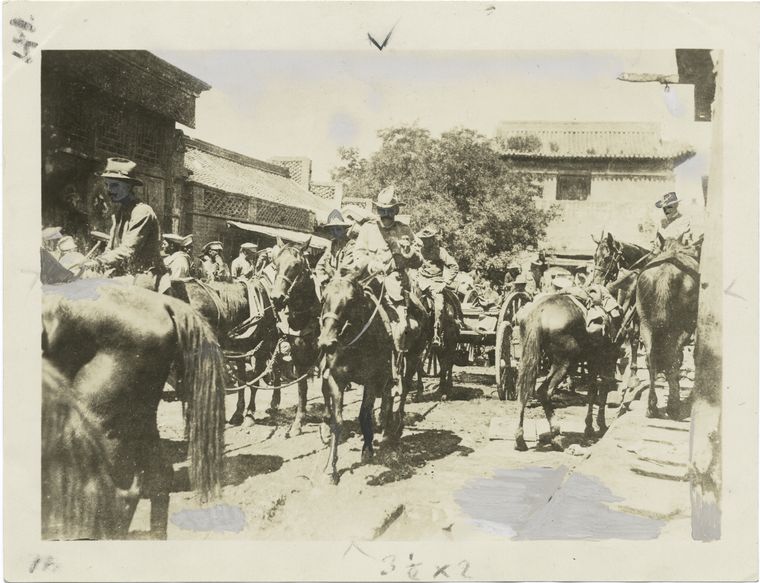 General Chaffee entering Pekin.