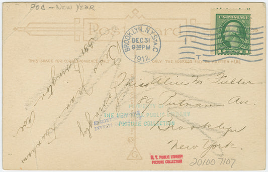 New Years greetings.