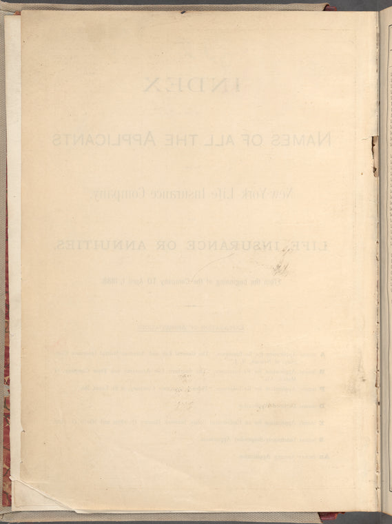 Index to Volume II, Applicants L - Z