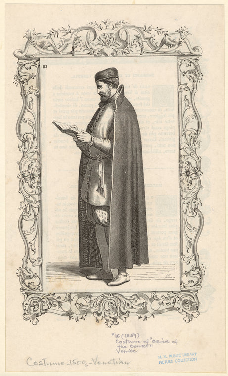 Costume of "crier of the court", Venice
