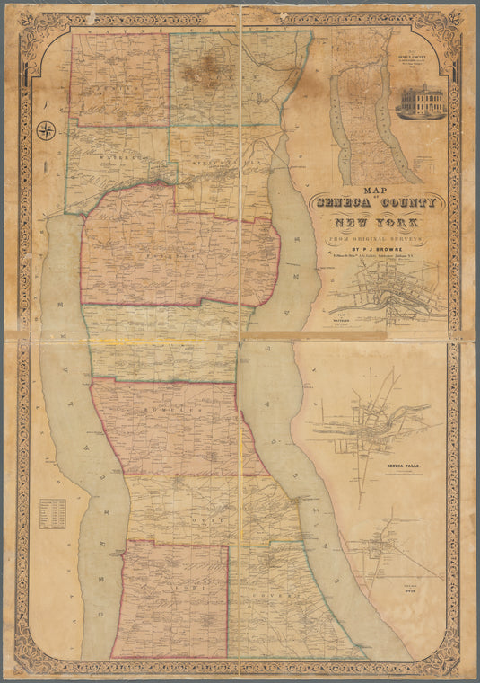 Map of Seneca County, New York: from original surveys