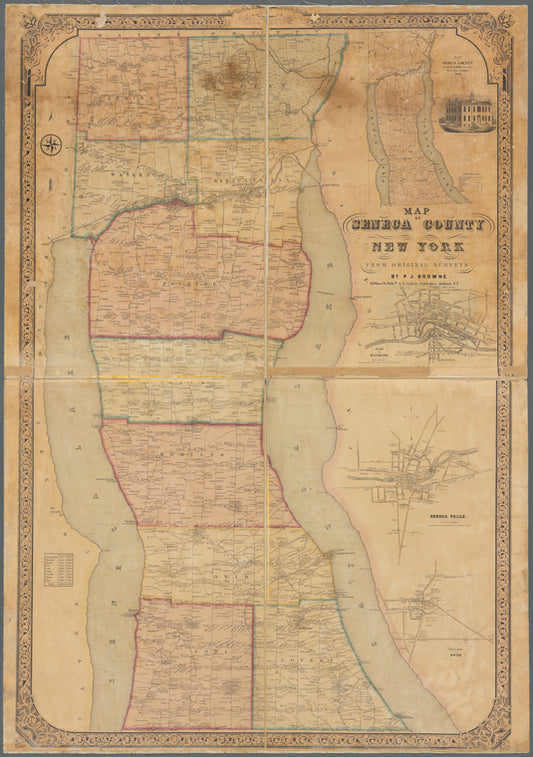 Map of Seneca County, New York: from original surveys