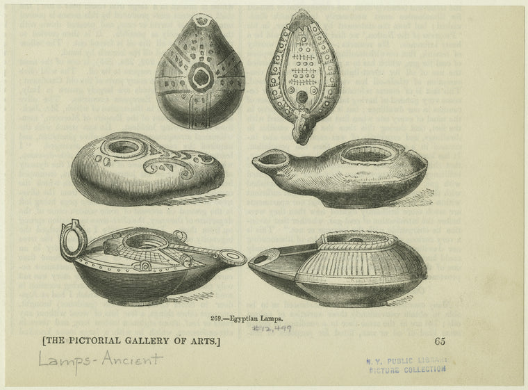 Egyptian lamps