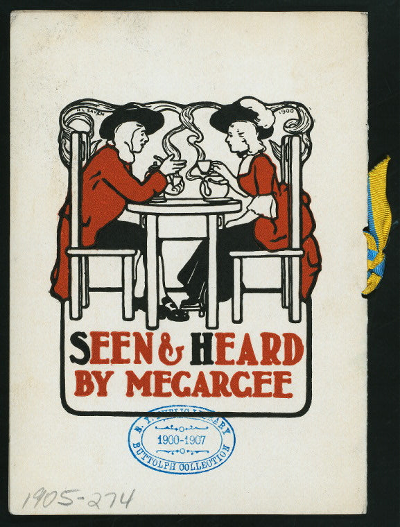 DINNER IN HONOR OF ABOVE [held by] MR. LOUIS N. MEGARGEE [at] "HOTEL EDOUARD, PHILADELPHIA, PA" (HOTEL;)