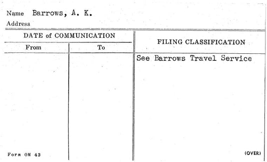 Barrows, A.K.