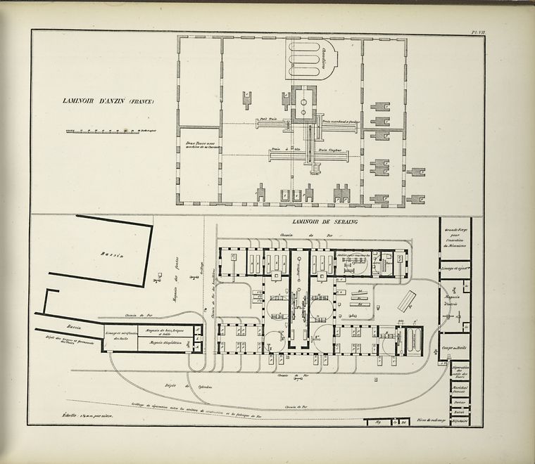 Laminoir d'Anzin (France). Leminoir de Seraing.